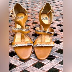 Sofft wedge sandals, size 7